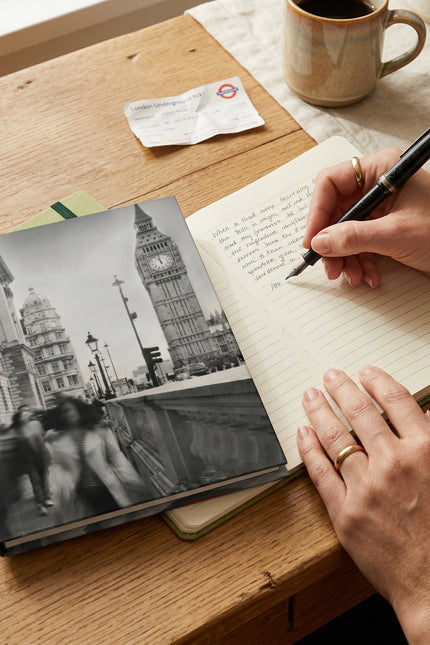 London Travel Hardcover Travel  journal