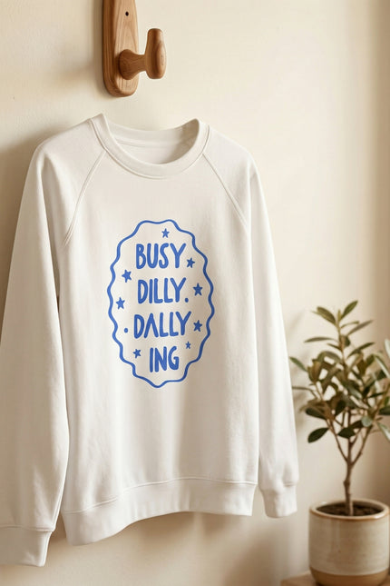 Dilly Dally Organic Raglan Sweatshirt