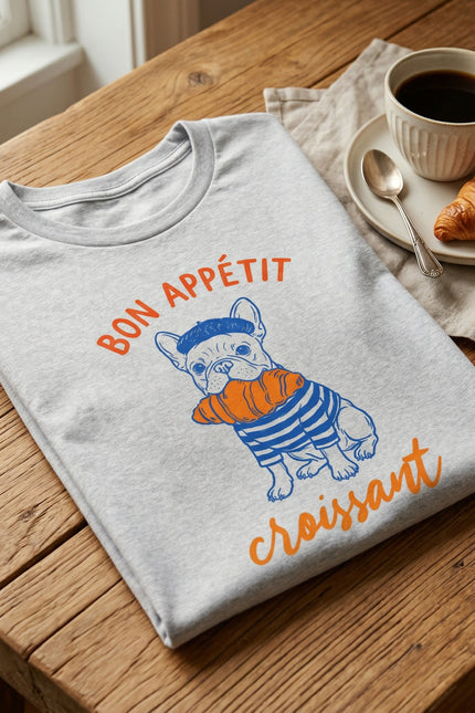 Paris Inspired Frenchie Womens softstyle tee