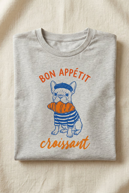 Paris Inspired Frenchie Womens softstyle tee