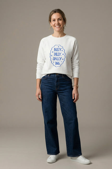 Dilly Dally Organic Raglan Sweatshirt