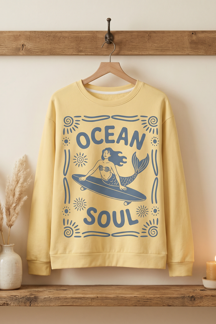 Ocean Soul Womens cotton sweatshirt