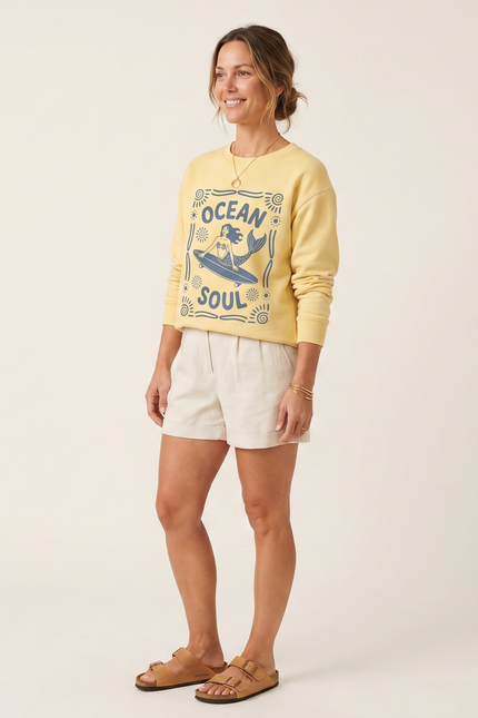Ocean Soul Womens cotton sweatshirt