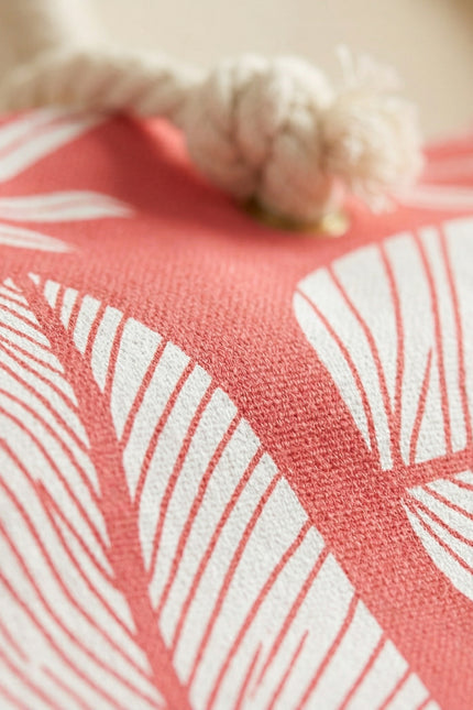 Pink Summer Palms Oversized weekender bag