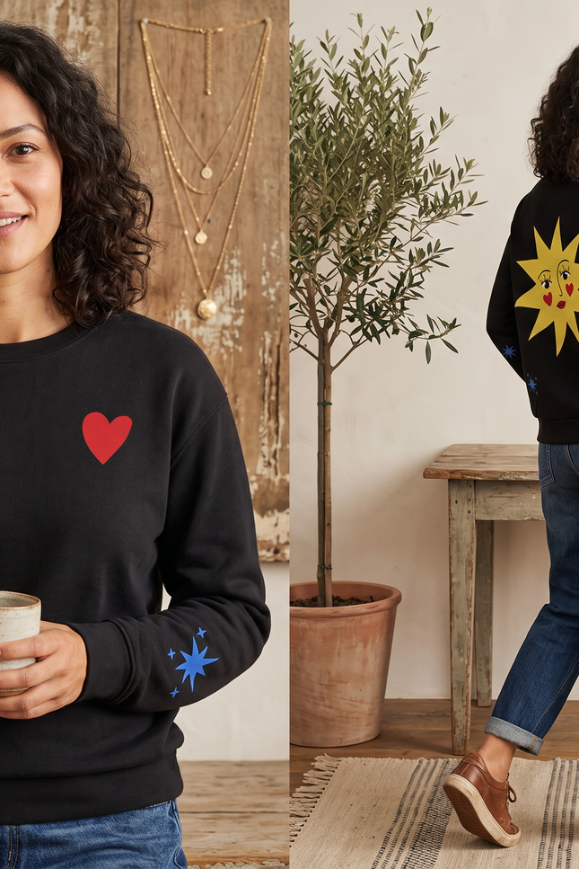 The Sunburst Cotton Sweatshirt