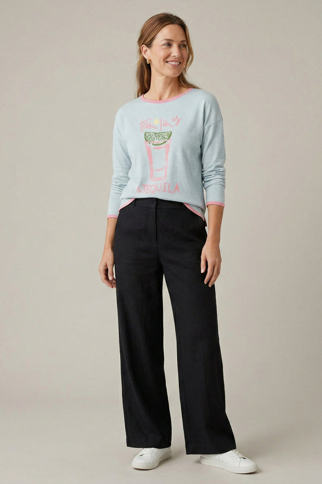 Tan Lines & Tequila women’s straight knitted sweater