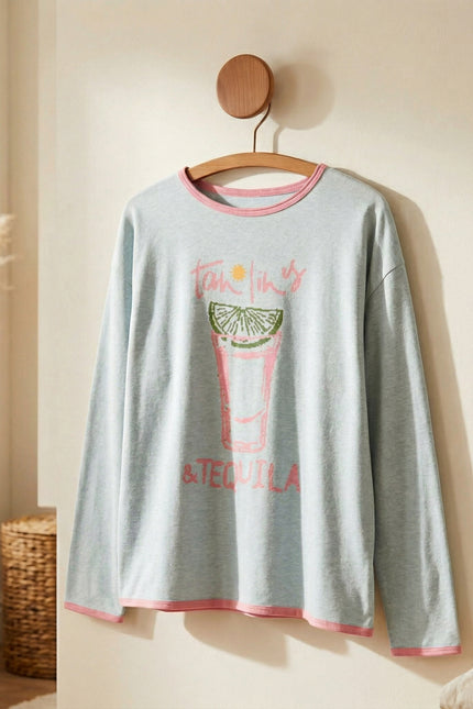 Tan Lines & Tequila women’s straight knitted sweater